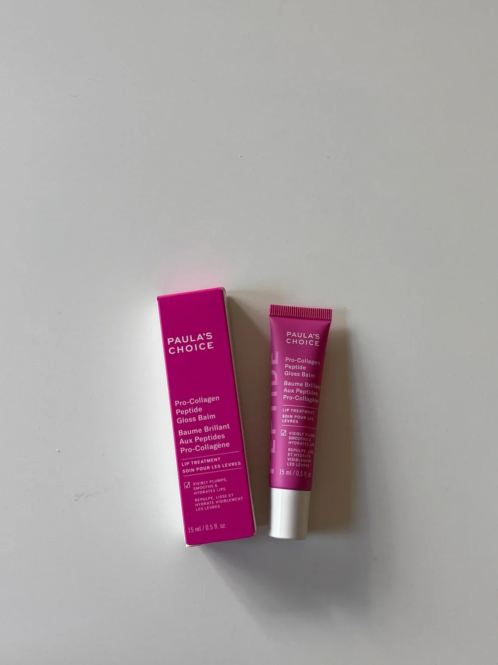 NWT Paula's Choice Pink Pro-Collagen Peptide Gloss Balm